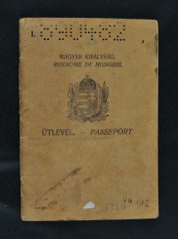 Kenyeres Lajos útlevele